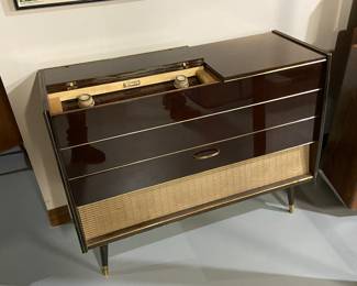 Grundig Stereo Console with turntable and storage; model S O 150 U