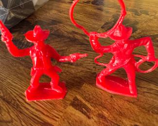 Tim Mee Plastic Cowboy figures