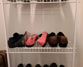 Mens shoes range in sizes 12 - 14.