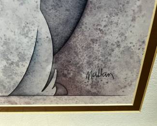 Vintage 1980s G. E. Mullan Signed Painting