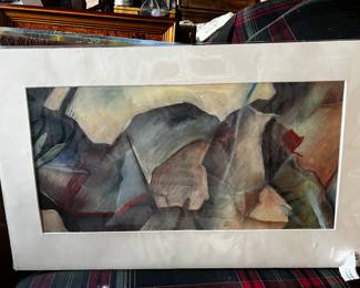 Pastel on paper by Sarma M Liepina $250