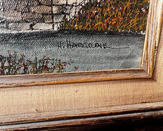H. Hargrove Oil Painting 