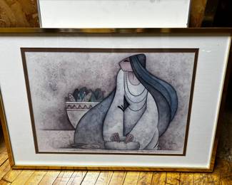 Vintage 1980s G. E. Mullan Signed painting 