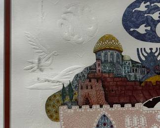 Israeli artist Amram Ebgi LE lithograph,