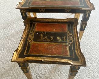 Set of 3 Florentia Italian Florentine Nesting Tables
