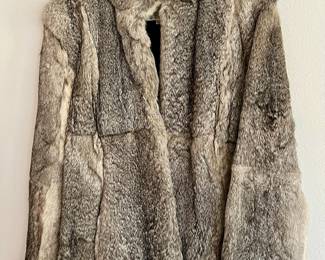 Kamal Rabbit Fur Coat - Size Medium