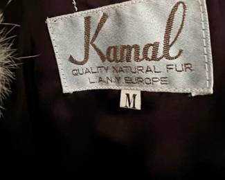Kamal Rabbit Fur Coat - Size Medium
