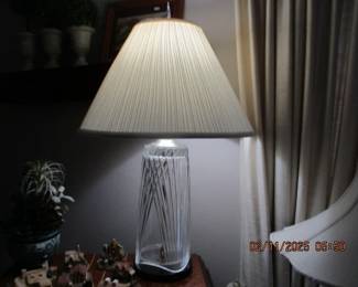 Hollywood Regency Crystal lamp