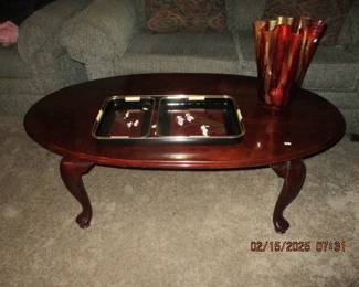Queen Anne vintage coffee table 