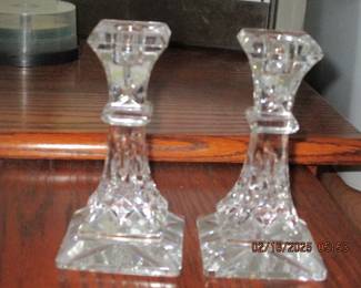 Waterford Lismore candle holders