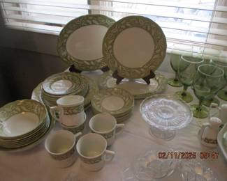 J & G Meakin ironstone dinnerware