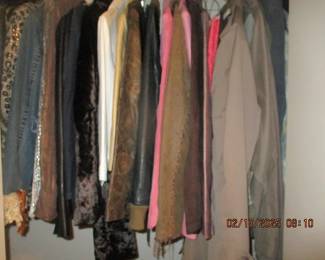 Vintage women's name brand jackets (Andrew Marc, Rene Lezard, David Meister, etc) small and ex small
