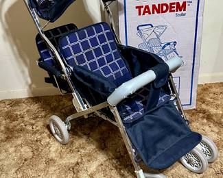 Vintage double stroller
