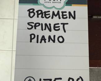 Bremen Spinet Piano