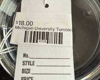 Michigan University Tumbler