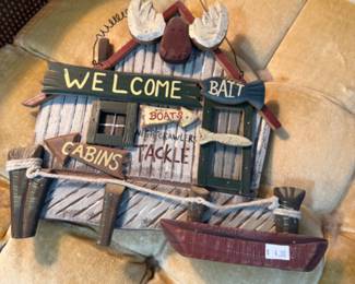 Cabin Welcome Sign