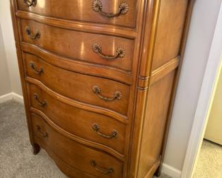 National Furniture Co Curved High Boy