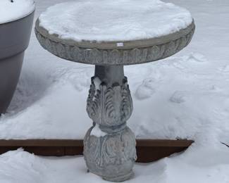 Cement Bird Bath