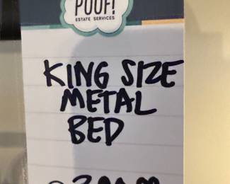 King Size Metal Bed