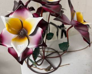 Metal Floral Decor