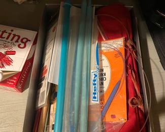 knitting and sewing supplies