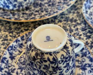 Wedgewood Blue/White China Set