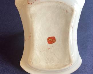 Vintage handpainted asian trinket dish