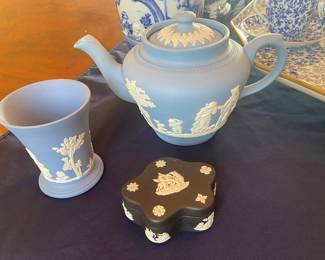 Jasperware stoneware by Dudson & Hanley, England