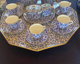 Wedgewood Blue/White China Set