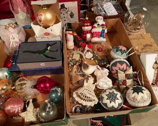 Christmas ornaments and decorations