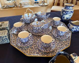 Wedgewood Blue/White China Set