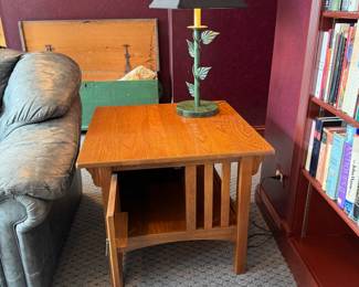 mission style side table (2 available)