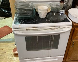 The stove is for sale too.