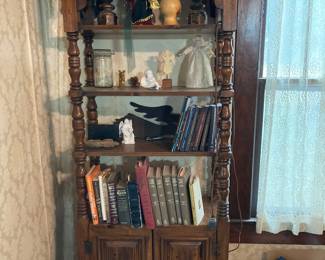 This is one of two matching display cabinets downstairs