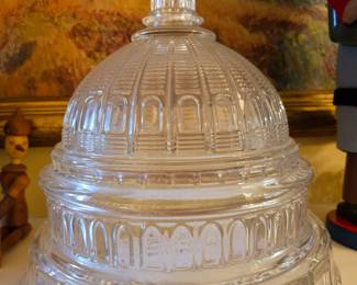 The Capitol dome! Yes, it is a cake dish. RARE!!!