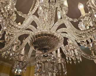This is a substantial piece!!! Purchased in Paris in the 1960's. A lovely addition to any room!!!
Baccarat crystal Chandelier!