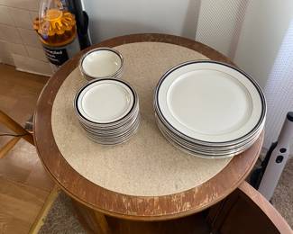 China and a round table 