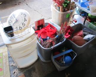 We have lots of amazing goodies in our garage. Antique Tools, regular hand tools, power tools, yard tools, saws, ladders, fishing, holiday, bins, motorcycle, fishing motor, & more!