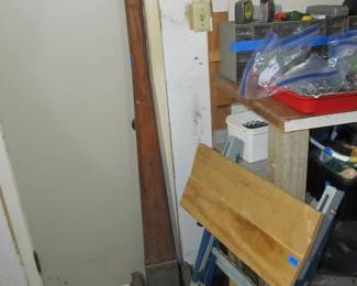 We have lots of amazing goodies in our garage. Antique Tools, regular hand tools, power tools, yard tools, saws, ladders, fishing, holiday, bins, motorcycle, fishing motor, & more!