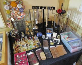 Do you love costume jewelry, necklaces, bracelets, rings, pins, earrings, watches, cool interesting things, collectibles, figurines, & we even have early 19th century wallets.