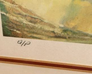 Signed Norman Rockwell, Artist's Proof. 1 of only 60 created in 1975. Very Rare.