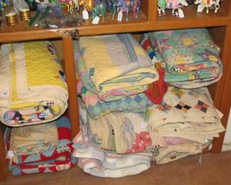 We have an abundance of gorgeous handmade quilts