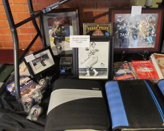 Sports fan? We have a collection of signed sports memorabilia. Dallas Cowboys, Dallas Mavericks, Dallas Stars, San Antonio Spurs, Texas Rangers. 1930s-1950s World Series programs, Vtg literature, plus so much more. 