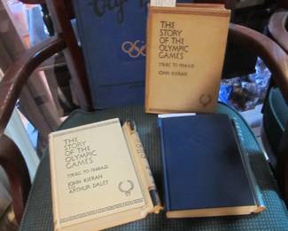 4 books about the story of the Olympic games...