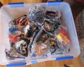 10 Bins of vintage McDonalds toys, never opened. Some as old as 20 years.