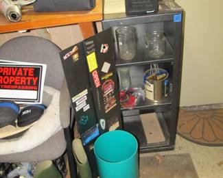 We have lots of amazing goodies in our garage. Antique Tools, regular hand tools, power tools, yard tools, saws, ladders, fishing, holiday, bins, motorcycle, fishing motor, & more!