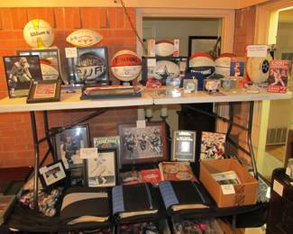 Sports fan? We have a collection of signed sports memorabilia. Dallas Cowboys, Dallas Mavericks, Dallas Stars, San Antonio Spurs, Texas Rangers. 1930s-1950s World Series programs, Vtg literature, plus so much more. 
