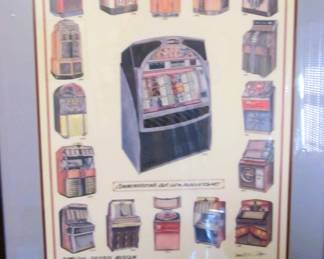 Awesome Jukebox framed art.