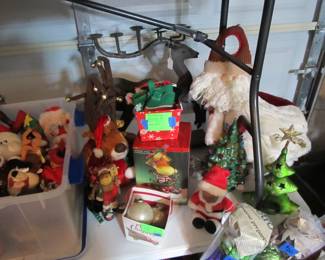 We have lots of amazing goodies in our garage. Antique Tools, regular hand tools, power tools, yard tools, saws, ladders, fishing, holiday, bins, motorcycle, fishing motor, & more!