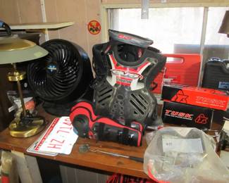We have lots of amazing goodies in our garage. Antique Tools, regular hand tools, power tools, yard tools, saws, ladders, fishing, holiday, bins, motorcycle, fishing motor, & more!